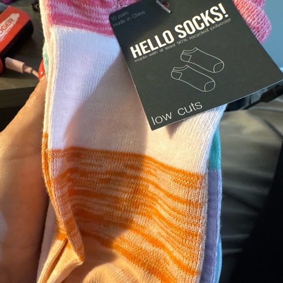 hello socks Accessories - Women's Multicolor Low Cut Socks